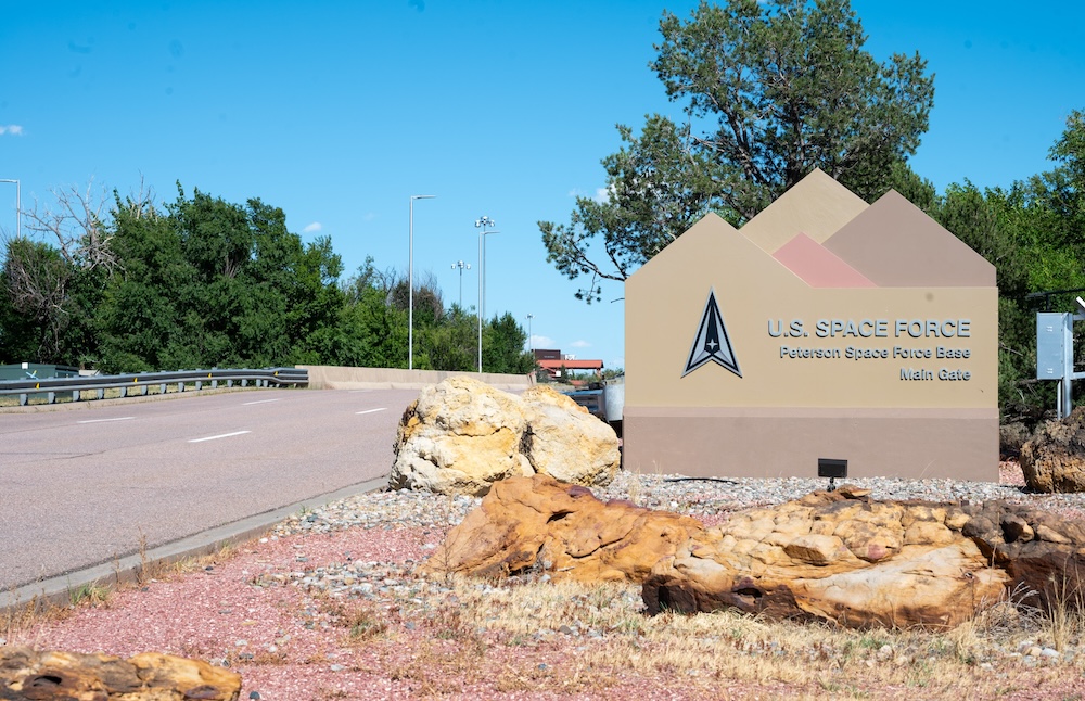 Peterson Space Force Base gate image